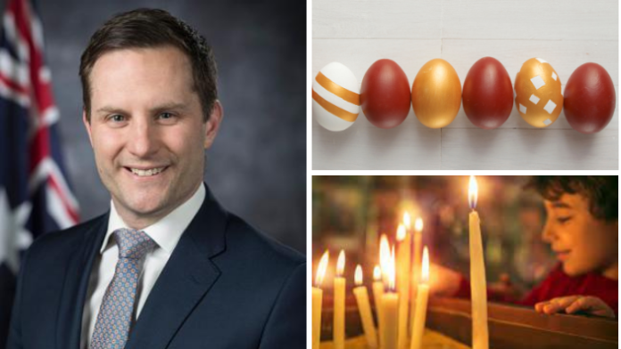 Ο υπουργός Μετανάστευσης της Αυστραλίας ευχήθηκε στους ομογενείς