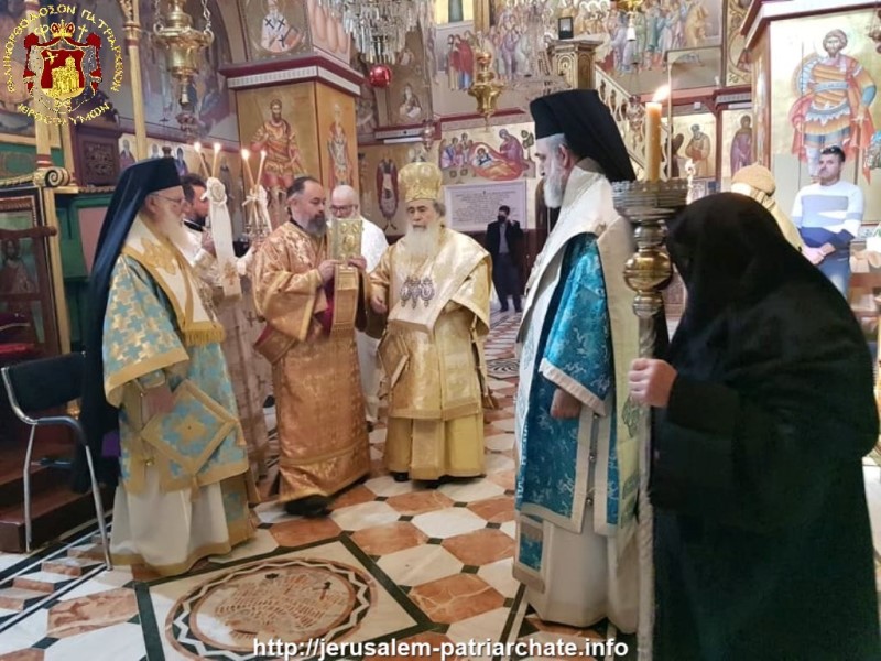 غبطة البطريرك يترأس خدمة القداس الإلهي في جبل طابور