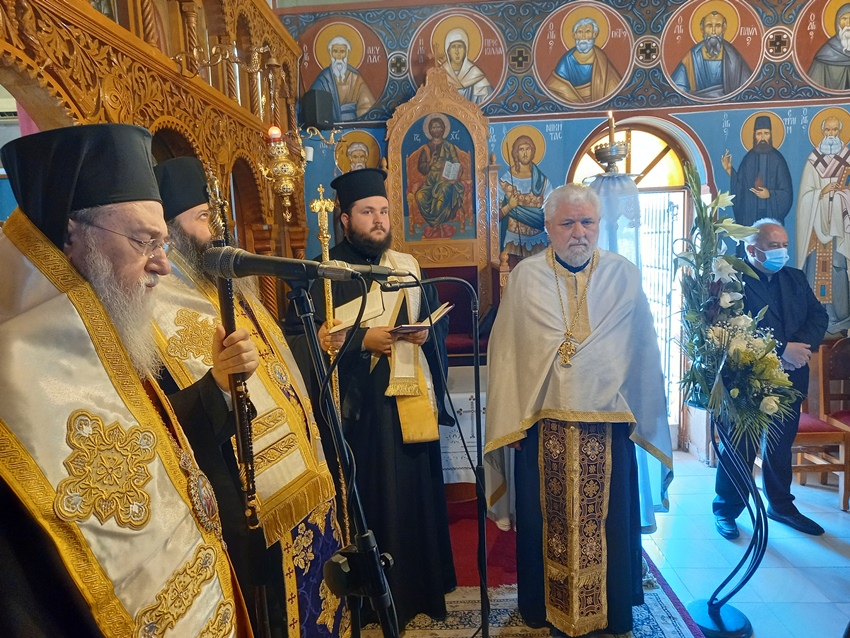 Εξόδιος μακαριστής Μαρίας Καλλίρη