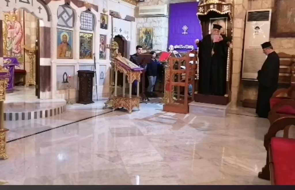 كرياكوس ترأس في كفرحزير صلاة النوم الكبرى: هذا الاسبوع مخصص لذكرى الصليب المقدس