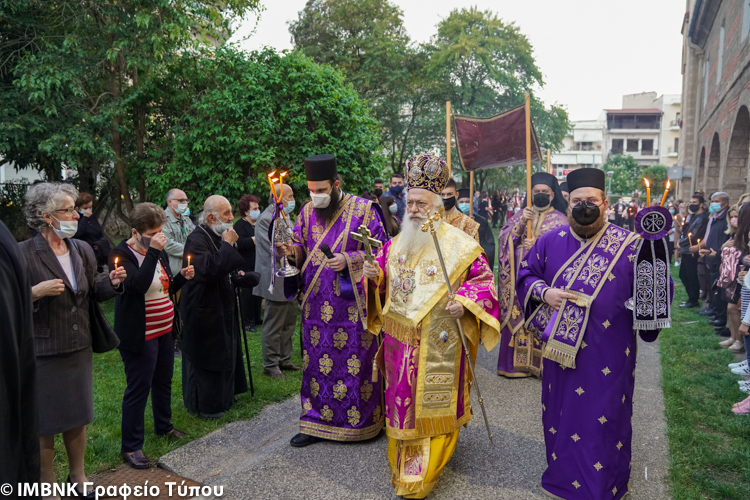 Η Ακολουθία του Επιταφίου στον Ναό του Οσίου Αντωνίου Βεροίας