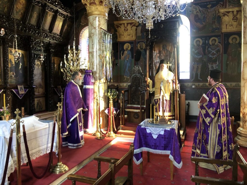 Προηγιασμένη Θεία Λειτουργία στον Ι. Ναό Αγίου Νικολάου Λεβαδείας