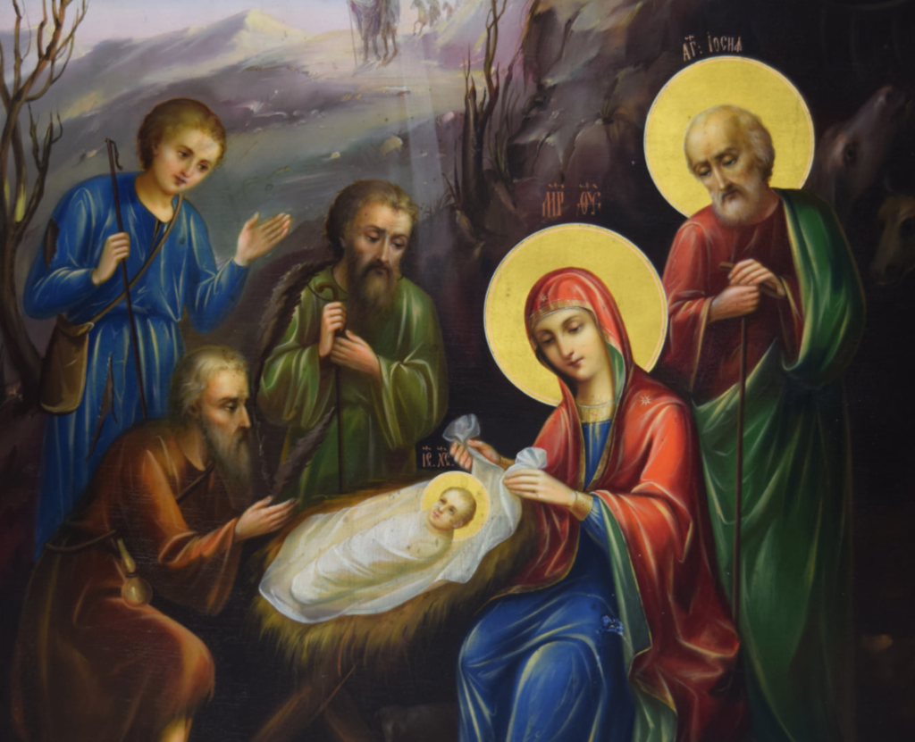 Ikona “Lindja e Krishtit”