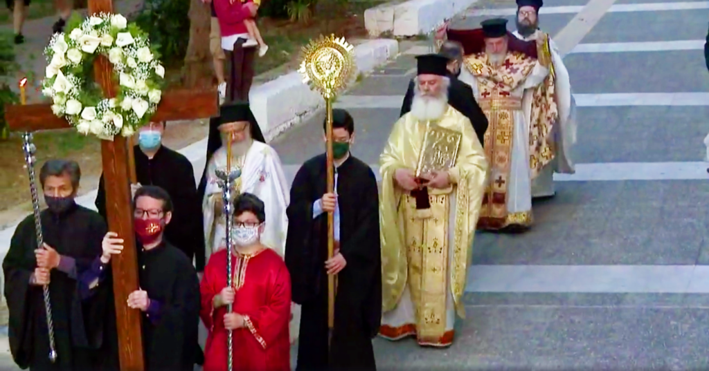 Ακολουθία Επιταφίου από τον Ι.Ν. Αγ. Σπυρίδωνος Πειραιώς (BINTEO)