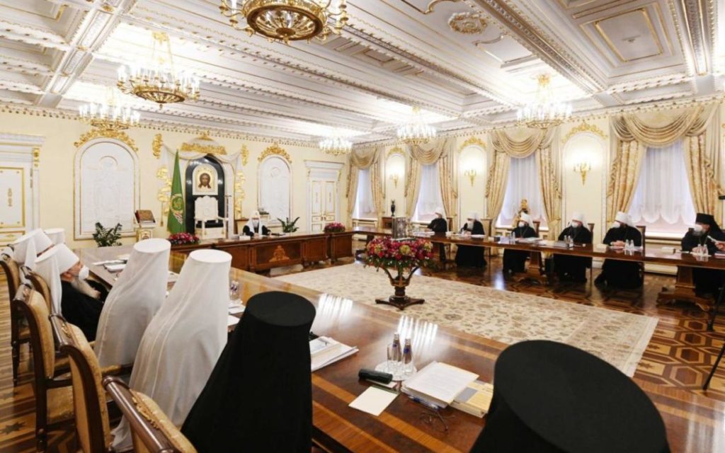 Патријарх Кирил председавао првом састанку Светог Синода у 2021. године