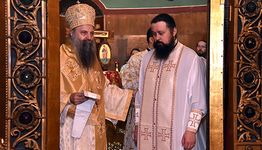 Serbian Patriarch ordains hierodeacon Sava (Bundalo) to the rank of hieromonk
