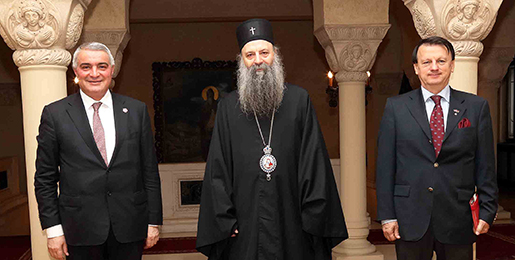 Serbian Patriarch receives Ambassador of Armenia