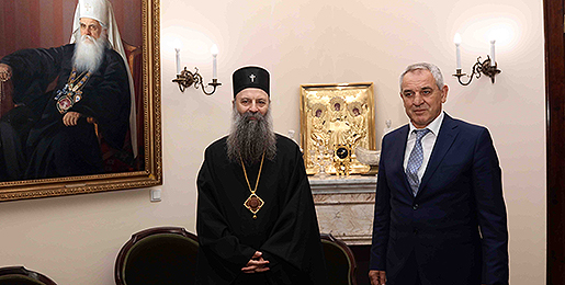 Serbian Patriarch receives Minister of Ecology, Spatial Planning and Urbanism of Montenegro