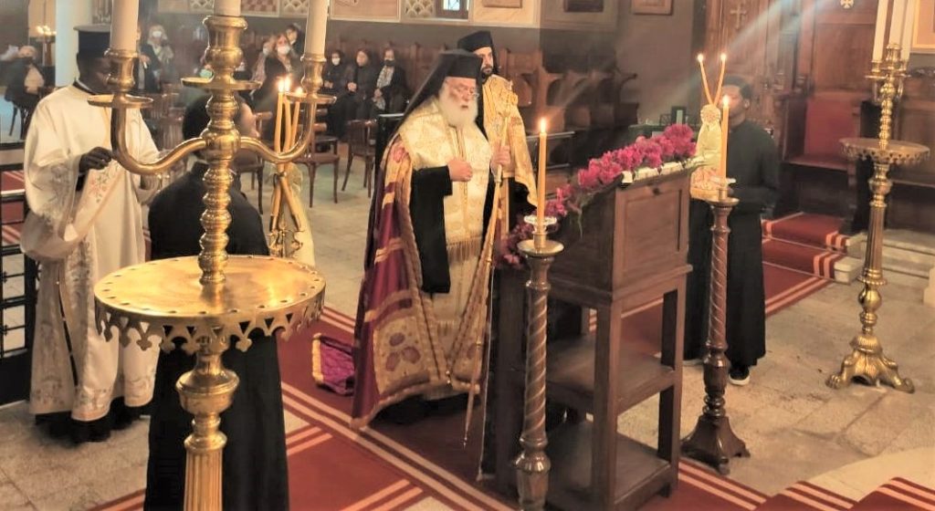 Ο Πατριάρχης Αλεξανδρείας τέλεσε την Ακολουθία των Δ΄ Χαιρετισμών