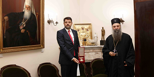 Патријарх српски примио Амбасадора Србије у Црној Гори