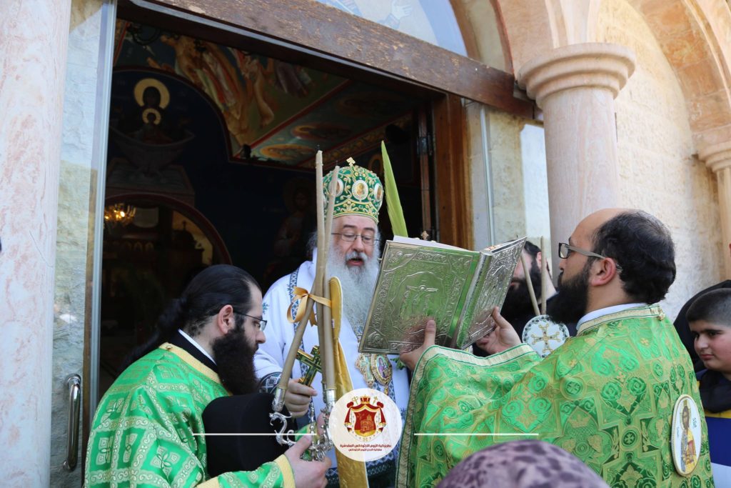 الكنيسة الأرثوذكسية تحتفل بعيد أحد الشعانين المقدس