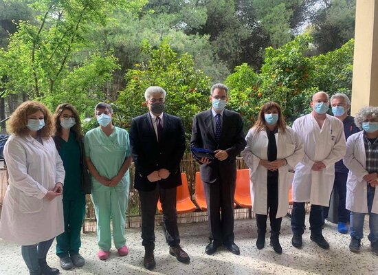 Επίσκεψη του Υφυπουργού Άγγελου Συρίγου στο Νοσοκομείο Σωτηρία