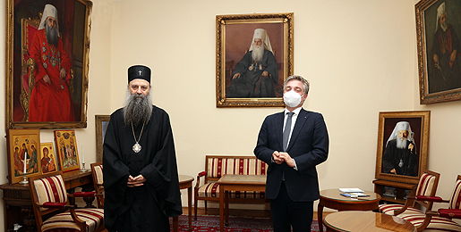 Патријарх српски примио Шефа Мисије Савета Европе