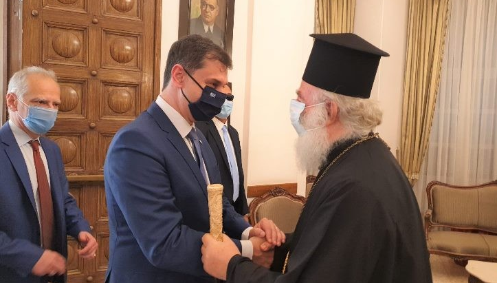 Патријарх александријски дочекао грчког министра туризима