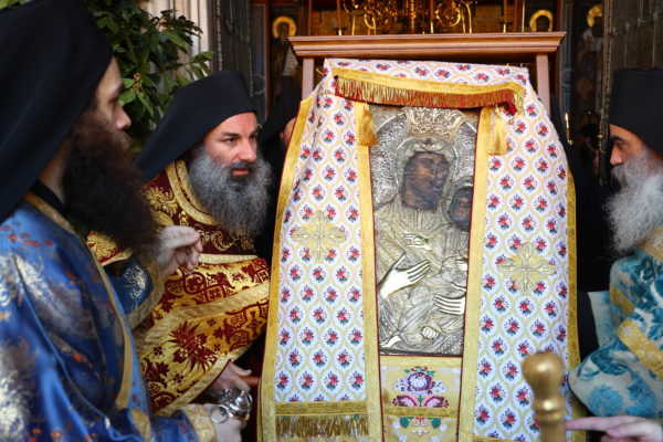 Στιγμές από την πανήγυρη του Ευαγγελισμού της Θεοτόκου στην Ι.Μ.Μ. Βατοπαιδίου (βίντεο)