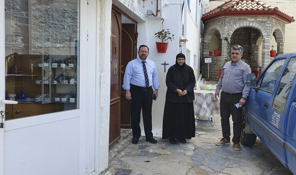 Ο Αντιπεριφερειάρχης Ν. Κοροβέσης στην Ιερά Μονή Παναγίας Κρεμαστής