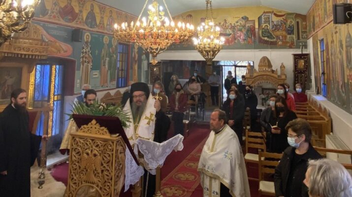 Χαιρετισμοί σε ακόμη μια σεισμόπληκτη περιοχή της Λάρισας