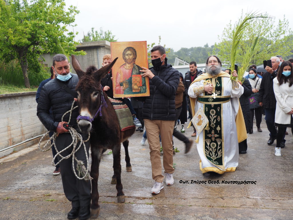 Κυριακή των Βαΐων στην Ιερά Μονή Αγίων Νηπίων Οινόης