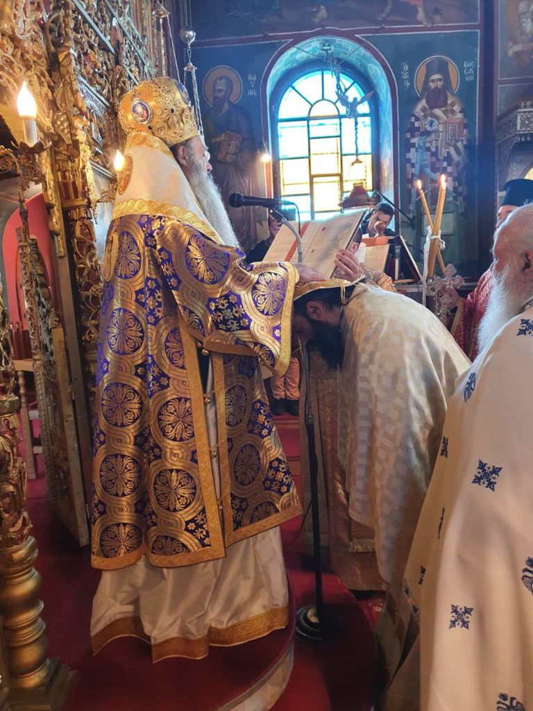 Χειροθεσία Οικονόμου στην Αγναντιά Καλαμπάκας