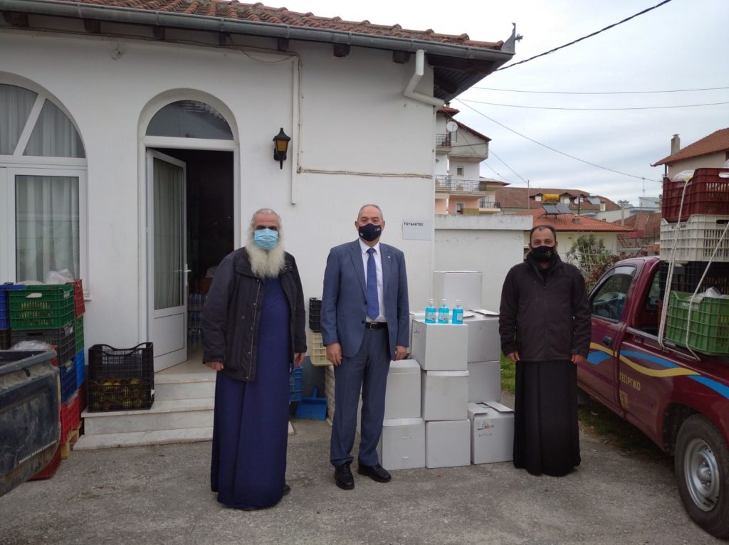 Υγειονομικό υλικό από την Συνεταιριστική Τράπεζα Κεντρικής Μακεδονίας