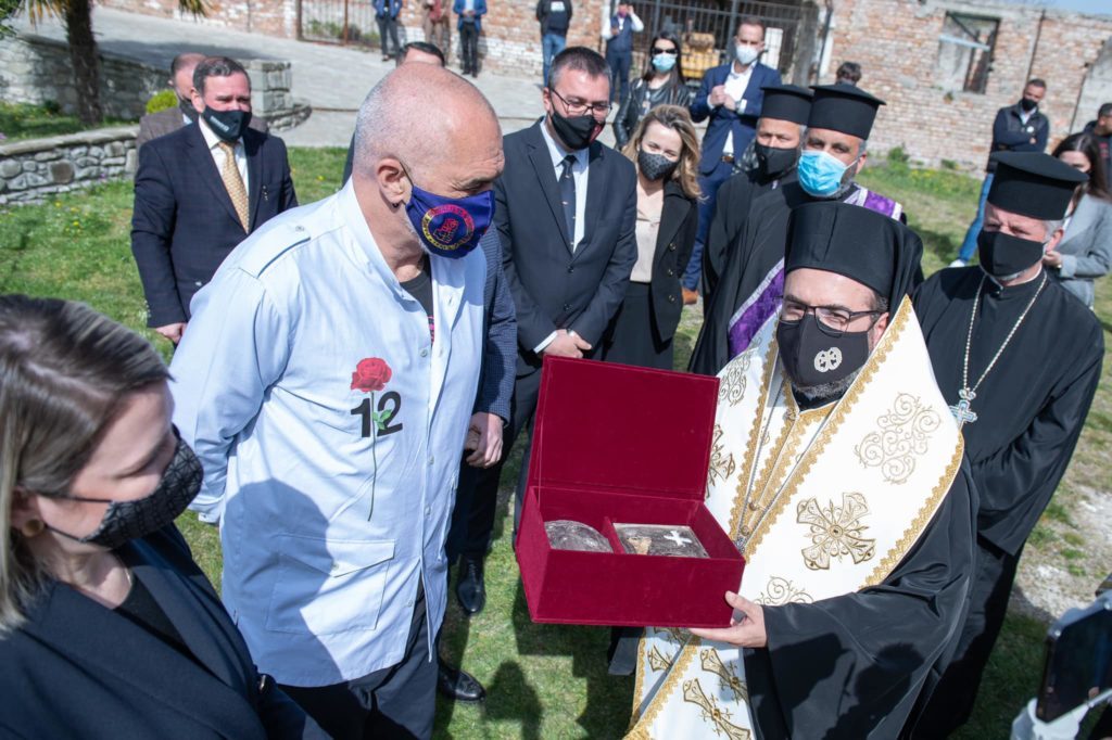 Holy Relics of St. John Vladimir returned to monastery dedicated to saint in central Albania
