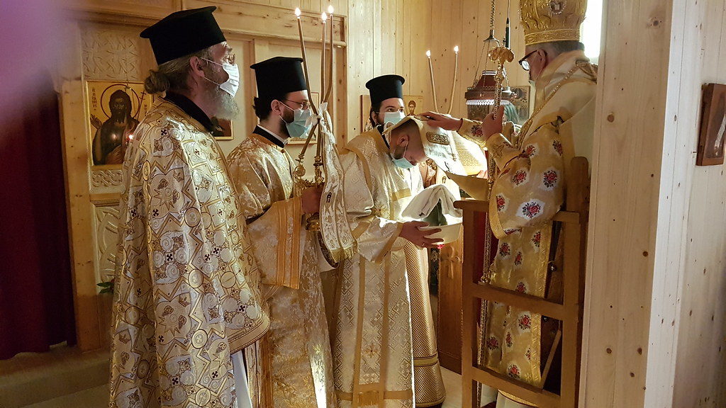 Χειροτονία διακόνου στη Μονή Γενεθλίου της Θεοτόκου στο Άστεν της Ολλανδίας