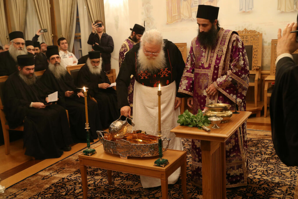 Last year’s Service of the Nipter from Holy & Great Monastery of Vatopedi posted
