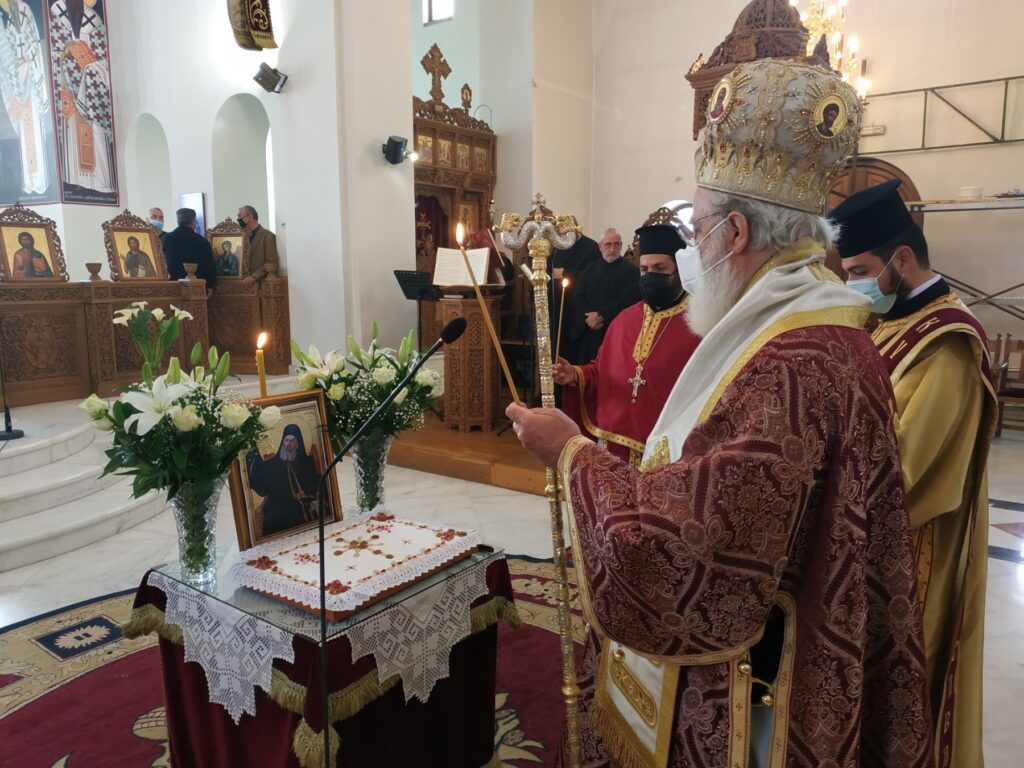 Η μνήμη του Αγίου Γρηγορίου του Ε’ στο Αρκαλοχώρι