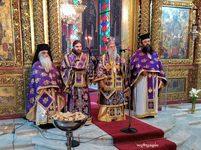 Τίμησαν τον Άγιο Γρηγόριο Ε’ στη Μονή Στροφάδων