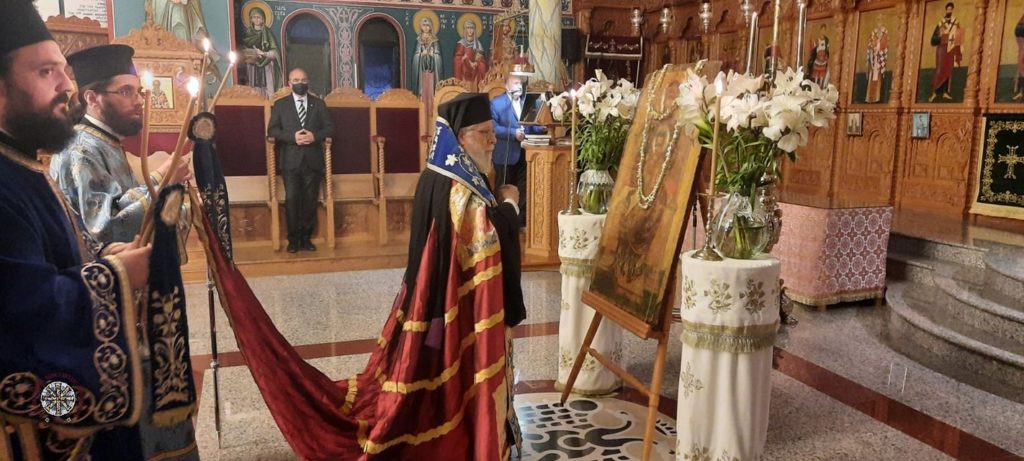 Κωνσταντίας Βασίλειος: “Να έχουμε στραμμένη την ελπίδα στην Παναγία”