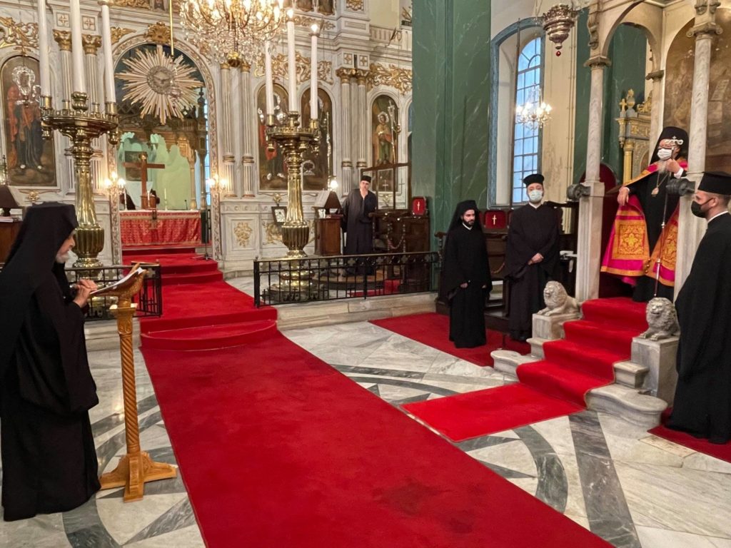 Ο Πατριάρχης στον Ναό Αγίων Κωνσταντίνου και Ελένης