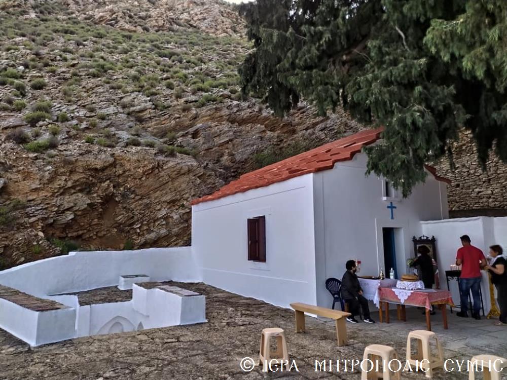 Πανηγύρισε ο Ιερός Ναός Ζωοδόχου Πηγής στο “Βρυσί” Σύμης