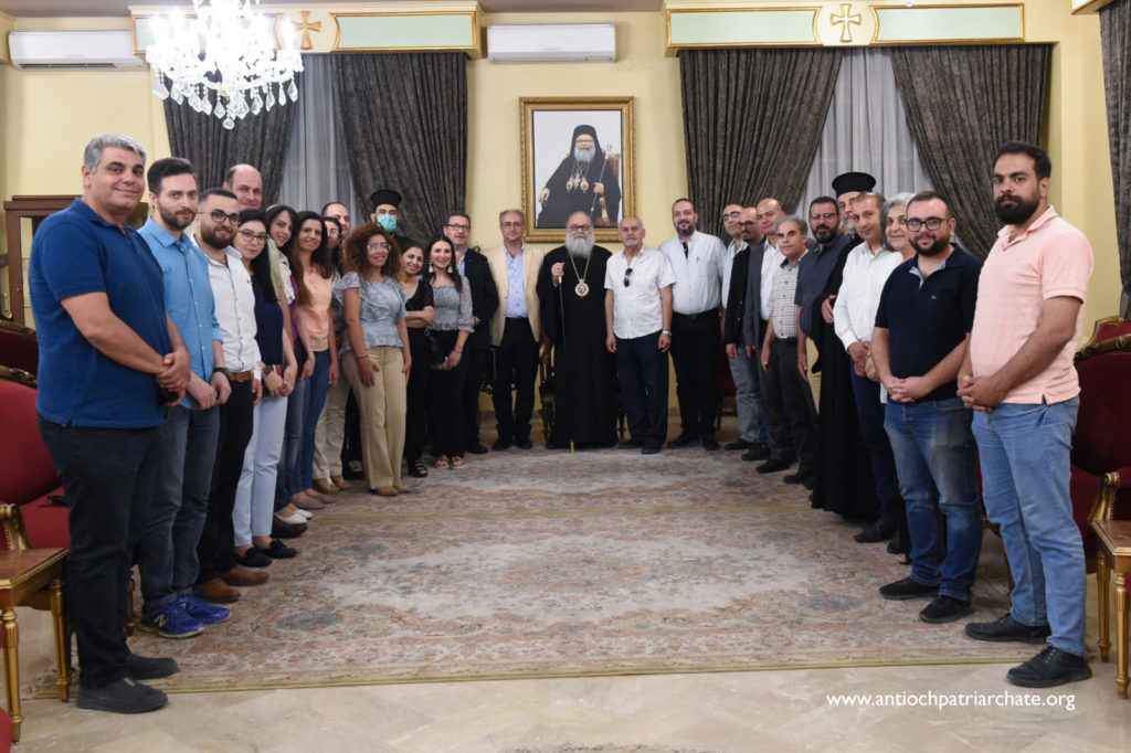 Антиохийският патриарх се срещна с учителите по катехизис в Дамаск