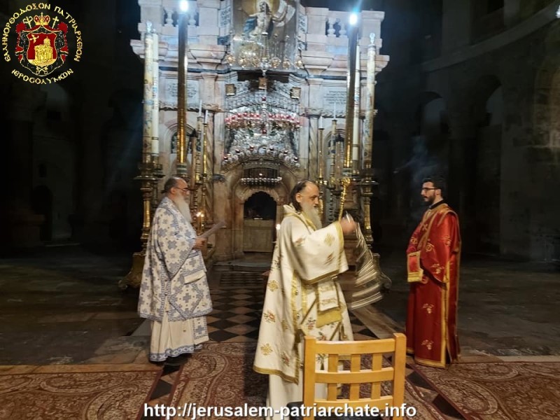 صلاة السهرانية في القبر المقدس في ذكرى إبادة البنطس