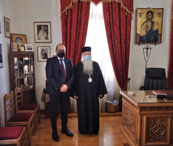 Ο Γενικός Γραμματέας του Υπουργείου Αιγαίου στο Μητροπολίτη Σάμου