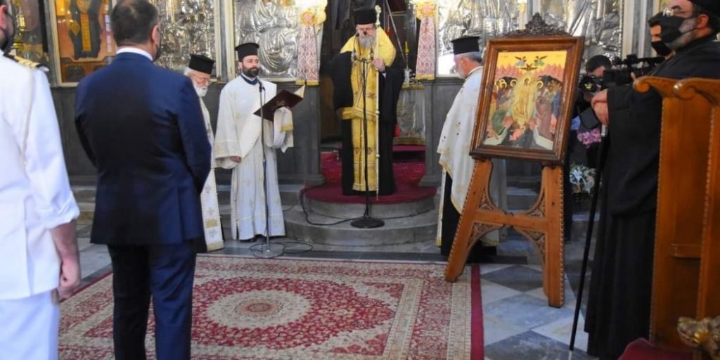 Μνημόσυνο πεσόντων στη Μάχη της Κρήτης τέλεσε ο Μητροπολίτης Κυδωνίας