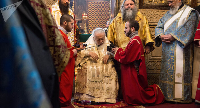 PATRIARCH OF GEORGIA CALLS FOR PRAYERS FOR SUFFERING HOLY LAND