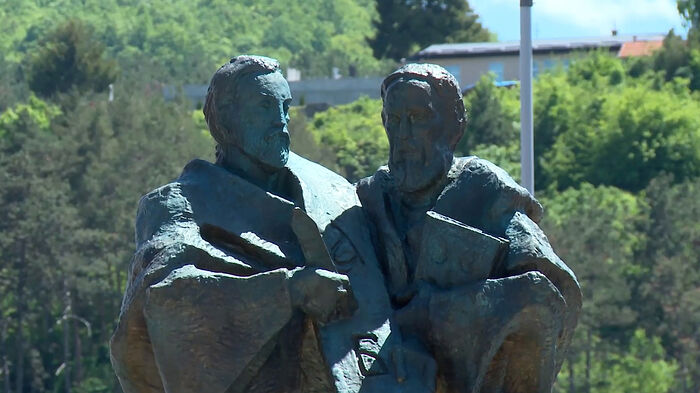 Αποκαλυπτήρια αγάλματος Αγ. Κυρίλλου και Μεθοδίου στη Σερβία