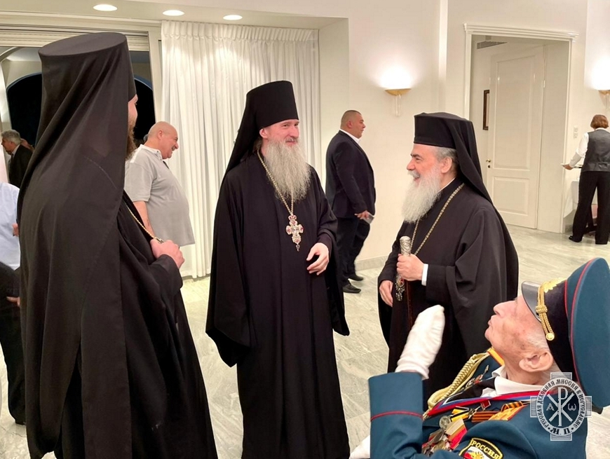 Патријарх јерусалимски Теофил на свечаности поводом Дана победе