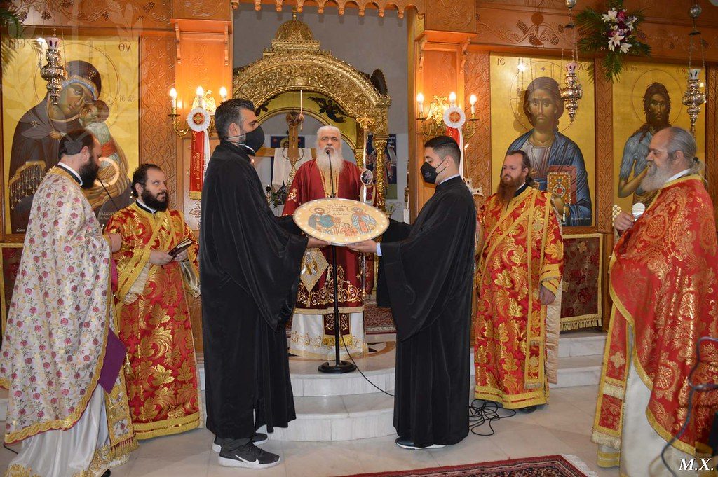 Τιμήθηκαν οι Άγιοι Ραφαήλ, Νικόλαος και Ειρήνη στη Μητρόπολη Νεαπόλεως