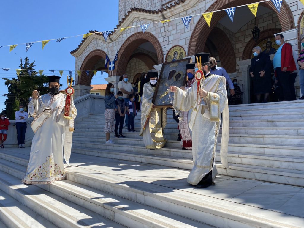 Μηχανιώνα: Γιορτή και λιτάνευση της Παναγίας της Φανερωμένης