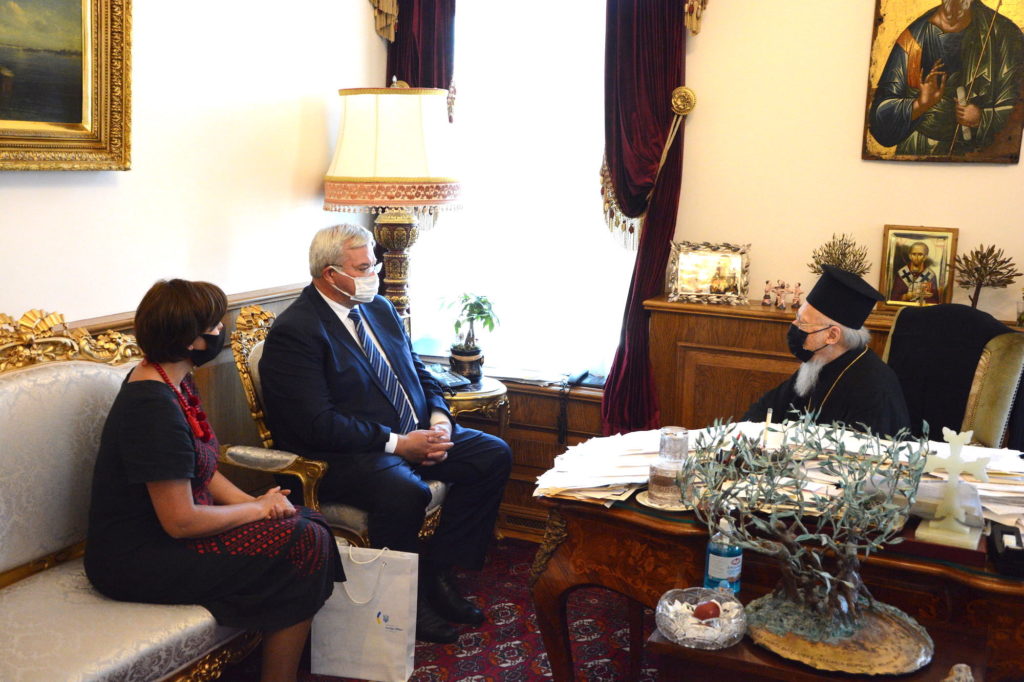 Αποχαιρετιστήρια επίσκεψη στο Φανάρι του Πρέσβη της Ουκρανίας στην Άγκυρα