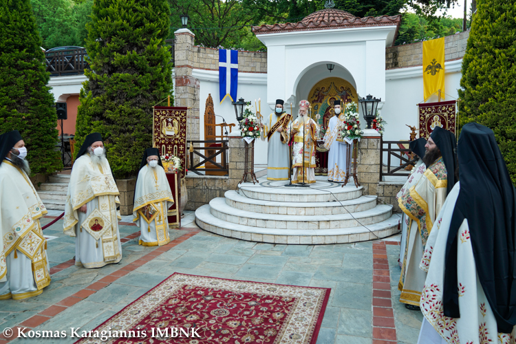 Πανηγυρικός Εσπερινός στην Ιερά Μονή Παναγίας Δοβρά