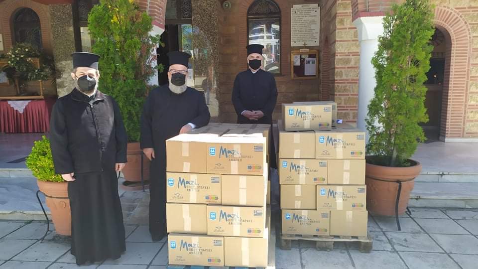 Διανομή δεμάτων αγάπης σε άπορες οικογένειες στον Έβρο