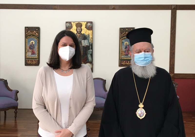Στον Μητροπολίτη Χαλκίδος η υπουργός Παιδείας