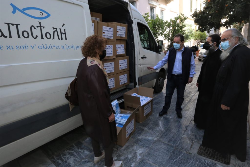Η «Αποστολή» διανέμει 720.000 μάσκες για την ασφαλή επιστροφή στην καθημερινότητα