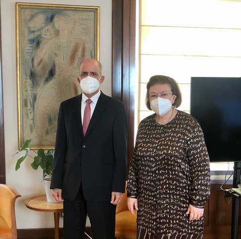 Συνάντηση της Υπουργού Πολιτισμού με τον Πρέσβη της Σαουδικής Αραβίας Dr Saad Alammar