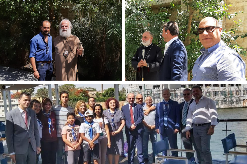 Γεύμα Πατριάρχη Αλεξανδρείας με την Ελληνική Κοινότητα Καΐρου