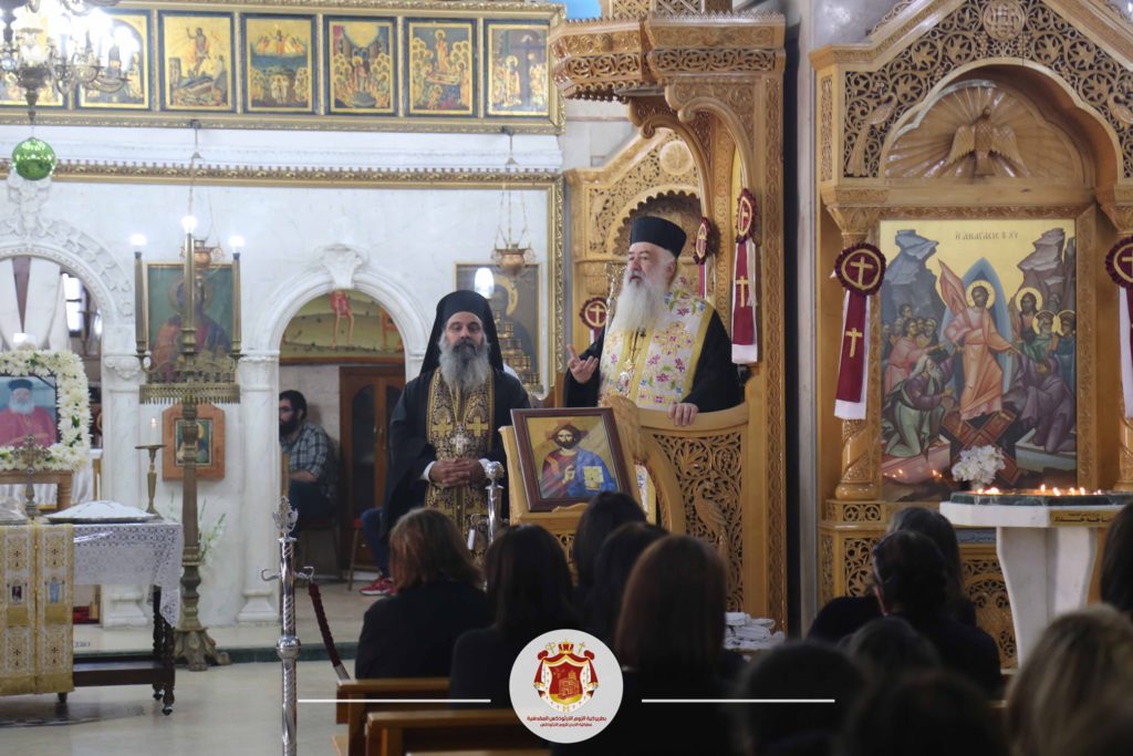 خدمة صلاة جناز الأربعين عن راحة المغبوط الذكر الاب قسطنطين عماري