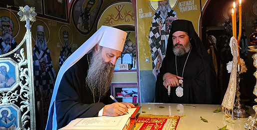 Serbian Patriarch Porfirije visits the Diocese of Dalmatia